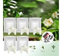 Rotating Diffuser for Cars Powered by Solar Energy, Natural Scent Tablets for a Pleasant Driving Experience (Zen char 5PCS)