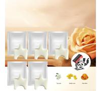 Rotating Diffuser for Cars Powered by Solar Energy, Natural Scent Tablets for a Pleasant Driving Experience (Osmanthus 5PCS)