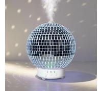 Rotating Disco Ball Diffuser - Cute Essential Oil Diffuser and Humidifier for Home, 3 Timer Modes, Mirror Ball Retro & Preppy Room Decor | Disco Ball Gift