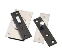 Rotating Door Hinge 90 Degree Positioning Revolving Door Hinge, Stainless Steel And Iron Material, for 360 Degree Rotation Stainless Steel for Cabinets, Wardrobes, Bathroom Doors