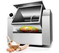 Rotating Dough Kneading Machine with Stainless Steel Bowl, Security Shield, Timer, 5kg Capacity for Professional Baking in Restaurants and Pizzerias