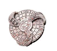 Rotating Dungeon Dice - Dragon Mechanical Dice, Dragon Dice Dis, Roulette Dice Spinner, Roulette Dice Mechanical Dice Spinner, Unique Dice Spinner For Table Games, Numbers, Dragon Pattern