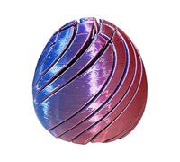 Rotating Egg Spinner - Printed Sensory Toy, Desktop Decor with Motion Display, Table Accent, Easter Ornament, Fidget Toys for Attention Relief and Relaxing Play at Home Living Room Bedroom