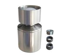 Rotating Faucet Aerator Extension, Nozzle Faucet Adapter, Universal Spray Filter, Kitchen Faucet Extension, Kitchen and Bathroom Sink, Faucet Replacement (Brushed Nickel 20°+3ada