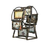 Rotating Ferris Wheel Picture Frame Desk Top Vintage Photo Frames Personalised Family Photo Frame Shows for Home Decor Christmas Birthday,24.5x16.5x16 cm.