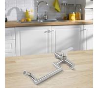 Rotating Folding Faucet in Solid 304 Stainless Steel, Perfect for Everyday Tasks at Home