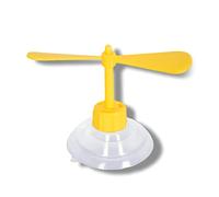 Rotating For Helmet Decor Wind-Power Easy Installation For Women Men ABS Flying Toy