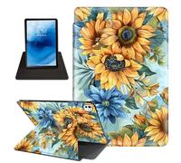 Rotating for iPad Case, for iPad Pro 13 2024, Magnetic Flip Design PU Leather Material Exquisite Patterned, Various Exquisite Patterns for iPad Pro 13 2024 Case(Sunflowers Wildflowers)