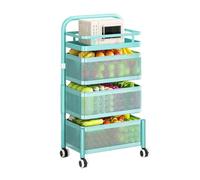 Rotating Fruit and Vegetable Storage Rack,Magnetic Kitchen Basket,Rectangular Shelf Carts for Efficient Organization of Fruits and Onions