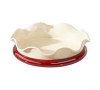 Rotating Fruit Tray with High Edge and Drainage | 360 Degree Spin Snack Bowl for Kitchen Counter | Large Capacity Round Serving Platter for Dried Fruits Nuts(white)