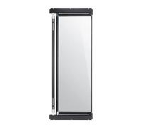 Rotating Full-Length Mirror, Foldable Telescopic Pull-Out Hidden Mirror, Push-Pull Built-in Design for Bedrooms, Locker Rooms, Cloakrooms, 100×40cm