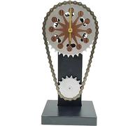 Rotating Gear Clock - Personalized Desk/Table Decoration with Moving Gears, Vintage Home Decor for Unique Aesthetic