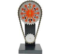 Rotating Gear Clock - Vintage Desk Table Decoration with Moving Gears for Home Decor