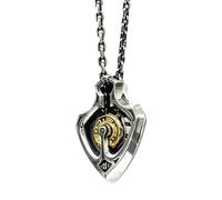 Rotating Gear Pendant Necklace - Steampunk Clockwork Jewelry, Trendy Retro Gear Accessory | Vintage Lovers Fashion Statement, Mechanical Pendant Necklace, Unique Punk Style Jewelry Gift