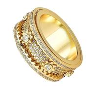 Rotating Gear Ring Silent Mechanical Mindfulness Fidget