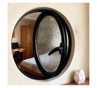 Rotating Glass Porthole Windows, 360 Degree Rotating Flush Mount Round Tempered Glass Porthole Window Black 40-100CM(60CM/23.6IN)