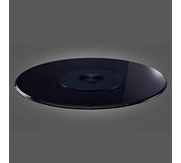 Rotating Glass Serving Tray, Round Table Serveware, 70-120 cm Easy Food Sharing, Tempered Black Glass for Dining and Entertaining