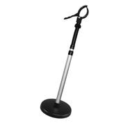 Rotating Hair Dryer Bracket with Suction Cup, Black Alloy Holder | Hands Free Use, Easy to Mount and Install, 360 Degree Rotation, for Drying and Styling