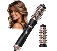 Rotating Hair Dryer Brush 3In1 Thermal Brush, 2 Brush Heads, 3Temp Negative Ion, For All Hair, Volumizing, Curling