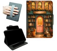 Rotating Handle Case for 6" Kindle 10th Gen 2019, Autumn Bookshop