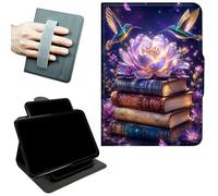 Rotating Handle Case for Fire HD 8 & 8 Plus 2024/2022/2020, Autumn Bookshop