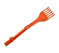 Rotating Handle Gutter Rake for Efficient Leaf and Debris Removal from Gutters Roofs Downspouts and Lawns