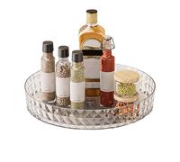 Rotating Holder, Rotating Storage Rack for the Kitchen, Turntable Storage Rack for Spices, 360° Rotating Kitchen Cabinet for Spices, Cans and Ingredients