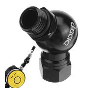 - Rotating Hose Adapter - Rotating Regulator Connector, Diving Pressure Adapter, Durable Anti-twist Joint, Easy Moving Design | Diving, Underwater Research, Sea, Management, Profes