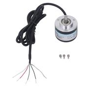 Rotating Incremental Encoder 2 Phase 50mm Outer Diameter, Stainless Steel Housing with Full Metal Gear, DC5 - 24V Push Pull Output for Drainage Survey and Automatic (100P/R)