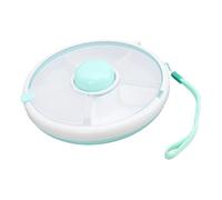 Rotating Kids Snack Container, Reusable Snack & Fruit Spinner Bundle with Lid, Large Capacity Sealing Kids Fruit Storage Box, Portable Snack Storage for Adults Child