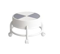 Rotating Kids Stool - Low Rolling Chair with Wheels for Home and Sports - Small Universal Seat for Room Use