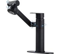 Rotating Kitchen Faucet 1080 Degree Swivel for Bathroom Sink - Durable Electroplated Design, Large Angle Rotation for Easy Use