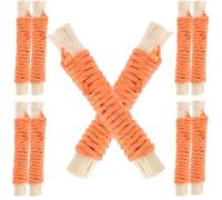 Rotating Ladder Toy for Small Animals, 20pcs Sweet Bamboo Chew Sticks