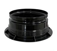 Rotating Lock Flange 150mm Airtight Seal for Ducts(200mm) | Compatible with HVAC systems, extractor fans, tumble dryers, kitchen hoods, bathroom ventilation