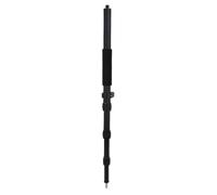 Rotating Lock Survey Pole, Aluminum Alloy Telescopic GPS Rover Rod 1.5m with Bubble Level Stable Structure, Land Surveying