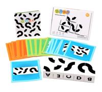 Rotating Logic Blocks, Engaging Puzzle Board, Creative Learning Tool, Cognitive Skill Development Game, Hands-On Sensory Play Kit, Educational Toy for Children, Classroom, Playroom, Family