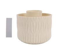 Rotating Makeup Brush Holder 5 Slot 360 Degree Spinning Caddy Cosmetic Organizer for Desktop Vanity Office Art Supplies Multifunctional Storage PP Material No Assembly Required