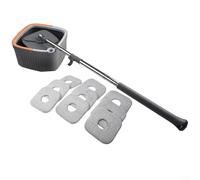 Rotating Mop with Bucket, Self-Washing System Separates Clean and Dirty Water, 360° Spin Head for Hands-Free Cleaning, ABS and Stainless Steel, Gray