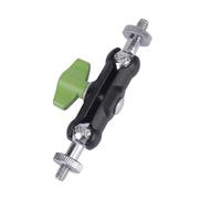 Rotating Mount Coupler 1/4-20 Two-Ended Male Metal Adapter with Locking Control for Action Camera Tripod View Changes Thread Coupler Connector Camera Rig Link Tripod Accessory Bridge
