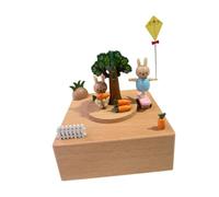 Rotating Music Box Tabletop Decor for Valentine's Day Anniversary Girl Women Type A