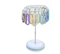 Rotating Necklace Holder Jewelry Organizer Display Stand With 23 Hooks for Necklaces Bracelets(WHITE)