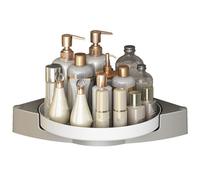 Rotating - No Drilling, Wall-Mounted Storage Shelf, Corner Rack for Kitchen & Bathroom, Space-Saving nizer, Stylish Shower Shelf