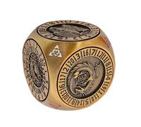 Rotating Nuts - 6 Face Metal, Board Games, Magnetic Nuts, Portable Box with Elegant Design and Durability, Dadis From the Game for Competitions, Tournaments, Bars, Family Evenings, Entertainment