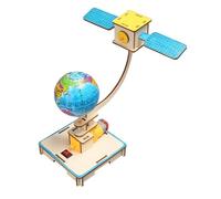 Rotating Orbit Satellite Model Kits Science Experiment Toy for Space Exploration Educational STEM Toy Physics Learning Tool Orbiting Satellite Model Experiment for School