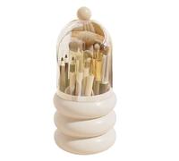 Rotating Organiser, Vanity Accessories, Cosmetic Supplies, Skin Care Holder, 360 Rotating Organiser, Make-Up Storage Box, Bathroom Case for Foundations, Eyeshadow, 4.45 x 4.45 x 9.84 Inches