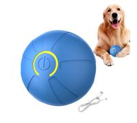Rotating Pet Ball, Bounce Dog Ball - Intelligent Automatic Rolling Ball, Removable Automatic Rolling Ball, Rechargeable Bounce Bouncy Ball with Light for Small/Medium Pets