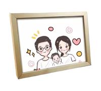 Rotating Photo Frame - Wood Material, Rotating Display Design, 300g Size Option, Convenient Display Function | Photo Holder for Art Projects, Souvenirs, Interior Decoration