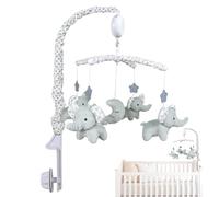 Rotating Plush Crib Mobile - Textile Creature Collection, Smooth Mechanical Feature, Charming Room Ornament, Engaging Early Sensory Development Display, Peaceful Sleeping