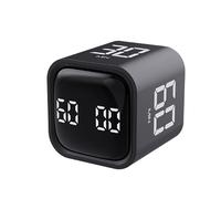 Rotating Pomodoro Timer 5,10,30, 60 Minutes Preset,Desk Productivity Flip Timer, Visual Cube Countdown Stopwatch,Custom Modes/Vibration/High/Low Volume,ADHD Timers, for Study, Work, School, Kitchen
