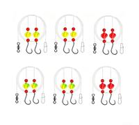 Rotating Pompano Rig 2 Hooks EVA Foam Surf Fishing | Dynamic rotating action, mimics live prey, triggers aggressive strikes, saltwater for durable, surf casting